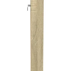 Vitriinikaappi musta 60x8,5x58 cm tekninen puu (47962)