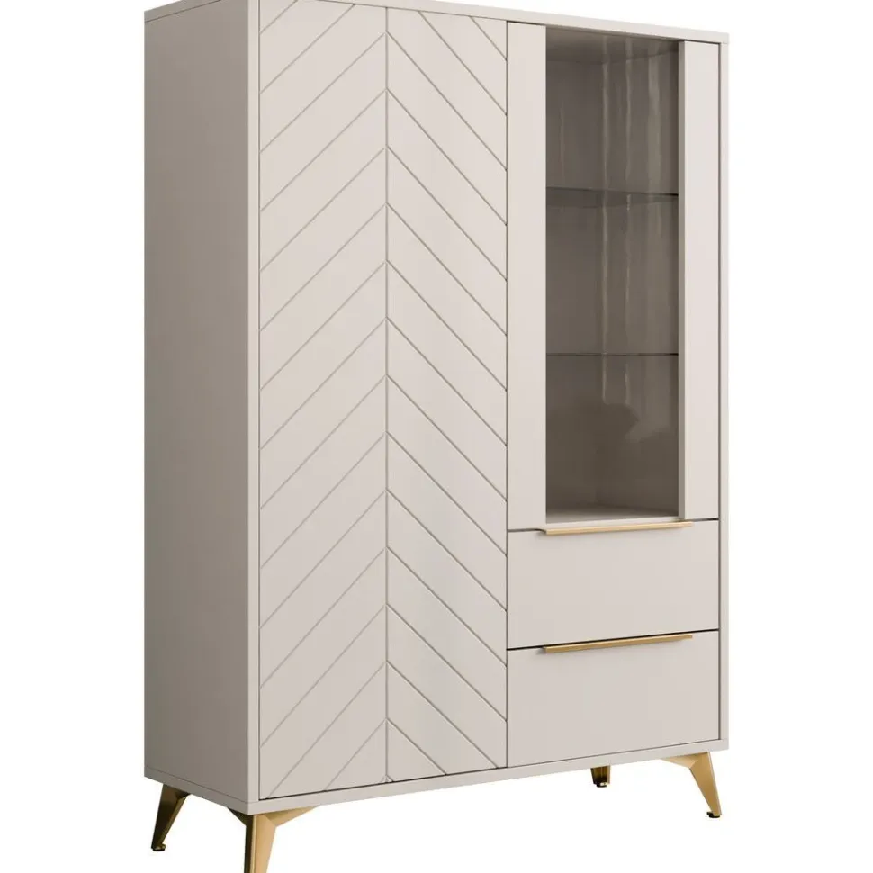 Vitriinikaappi Nomla 2D2SZ XYLIX, beige