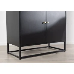 Vitriinikaappi Venture Home Bakal, 80x190cm, musta