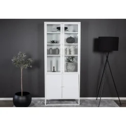 Vitriinikaappi Venture Home Bakal, 80x190cm, musta