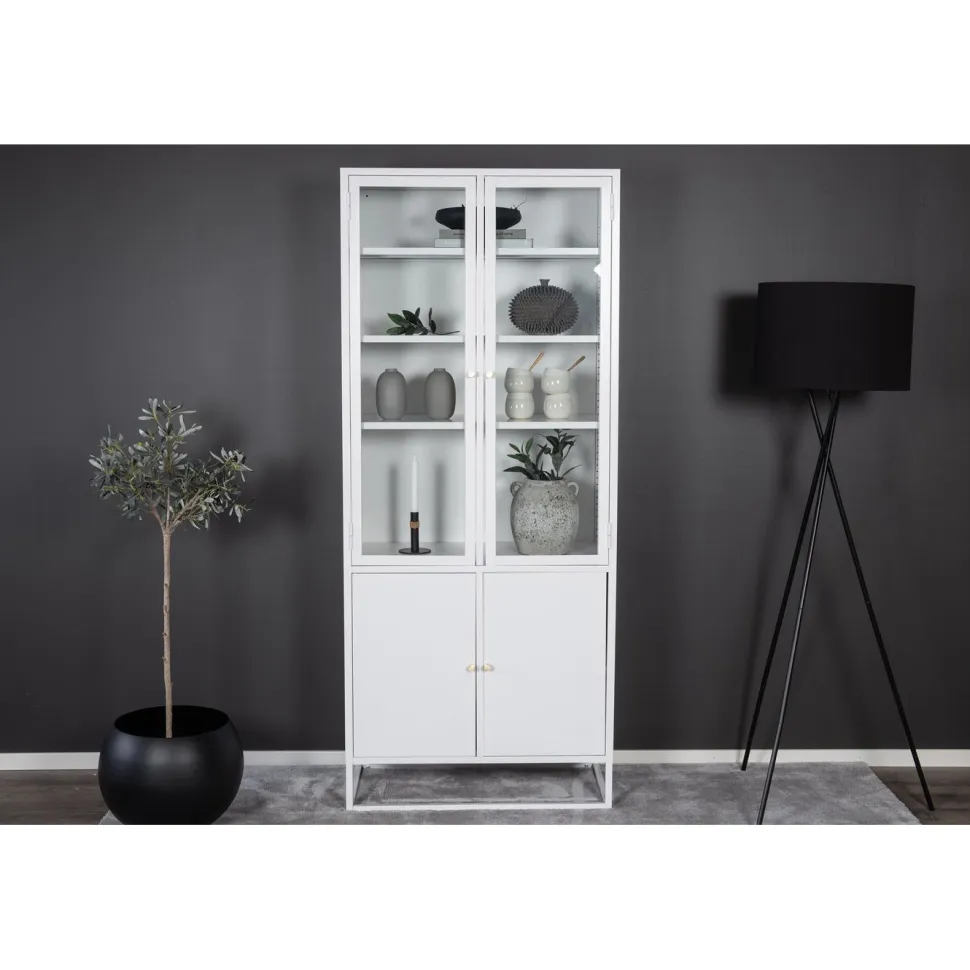 Vitriinikaappi Venture Home Bakal, 80x190cm, musta