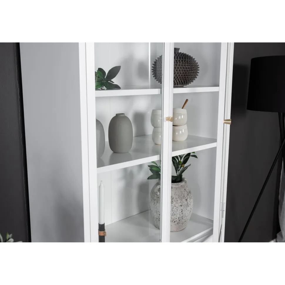 Vitriinikaappi Venture Home Bakal, 80x190cm, musta