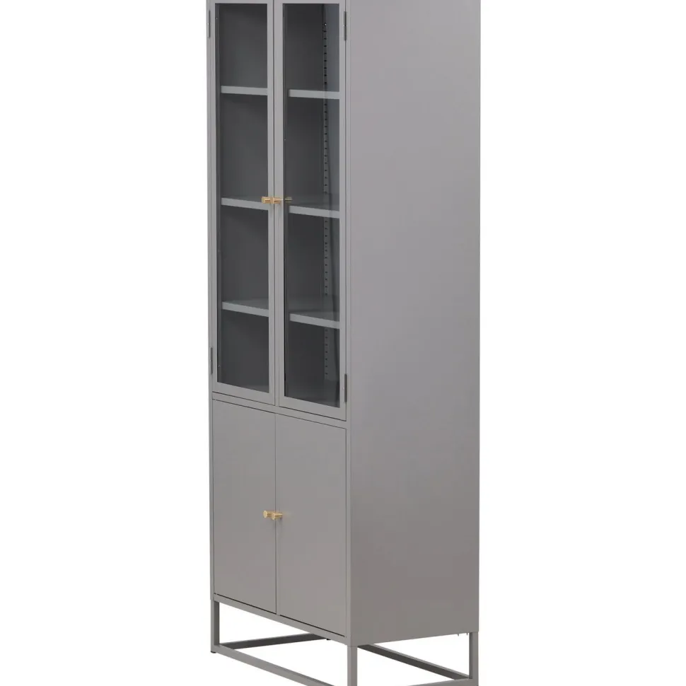 Vitriinikaappi Venture Home Bakal, 80x190cm, musta