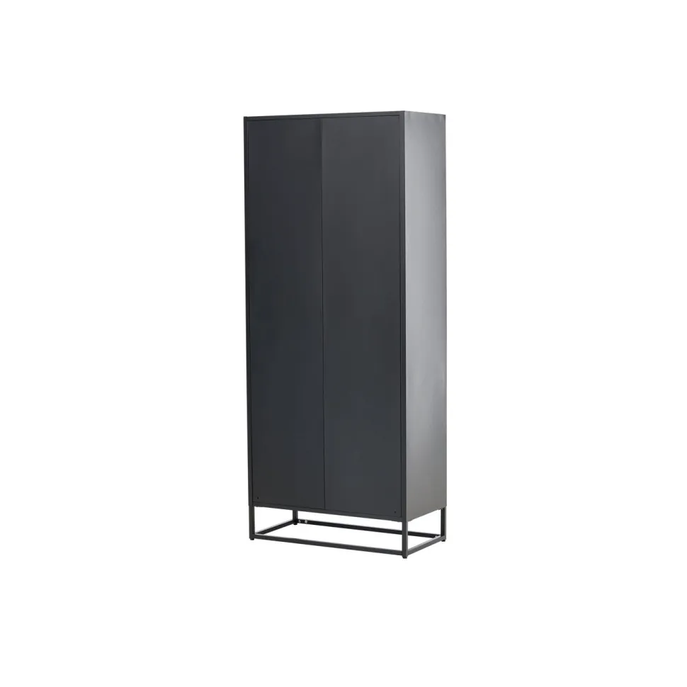 Vitriinikaappi Venture Home Bakal, 80x190cm, musta