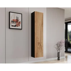 Vitriinikaappi VIGO 180, musta/beige (2506)