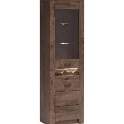 Vitriini Nomla INDIANAPOLIS 4 L, 56x192cm, valkoinen