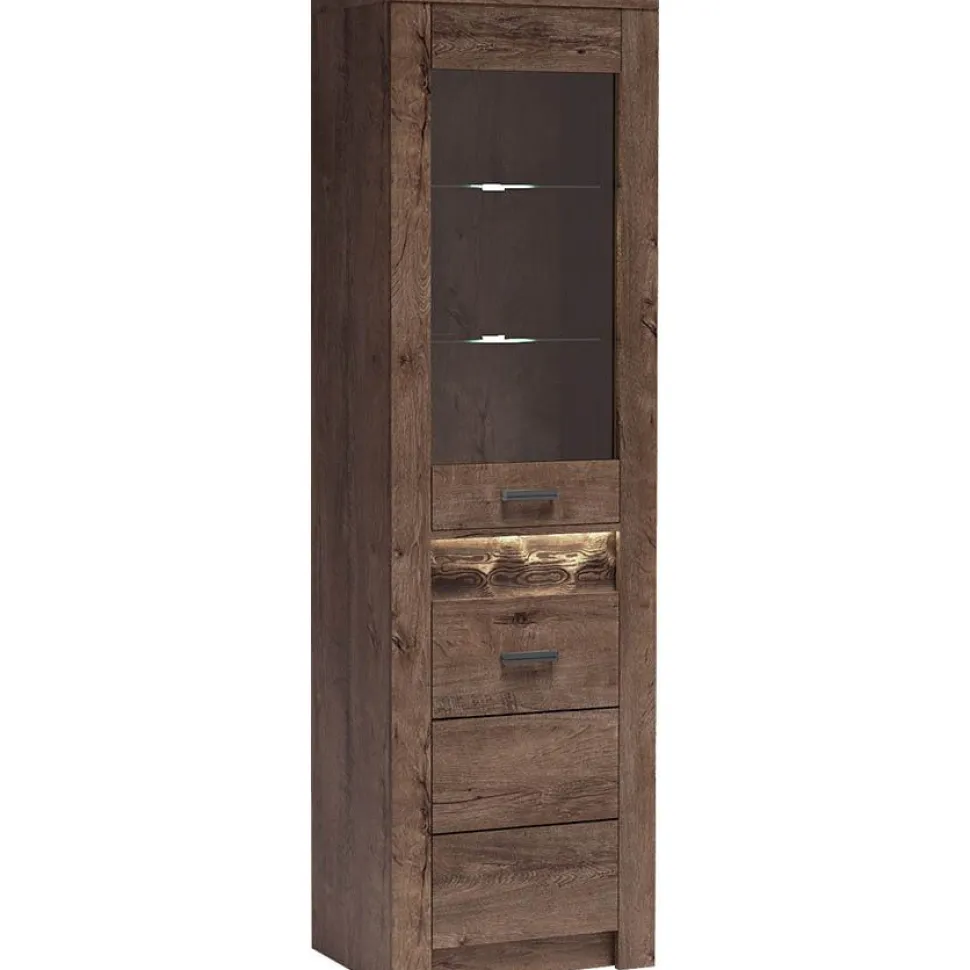 Vitriini Nomla INDIANAPOLIS 4 L, 56x192cm, valkoinen