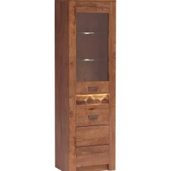 Vitriini Nomla INDIANAPOLIS 4 L, 56x192cm, valkoinen