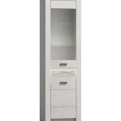 Vitriini Nomla INDIANAPOLIS 4 L, 56x192cm, valkoinen