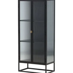 Vitriini Venture Home Garis, 40x160x70, musta