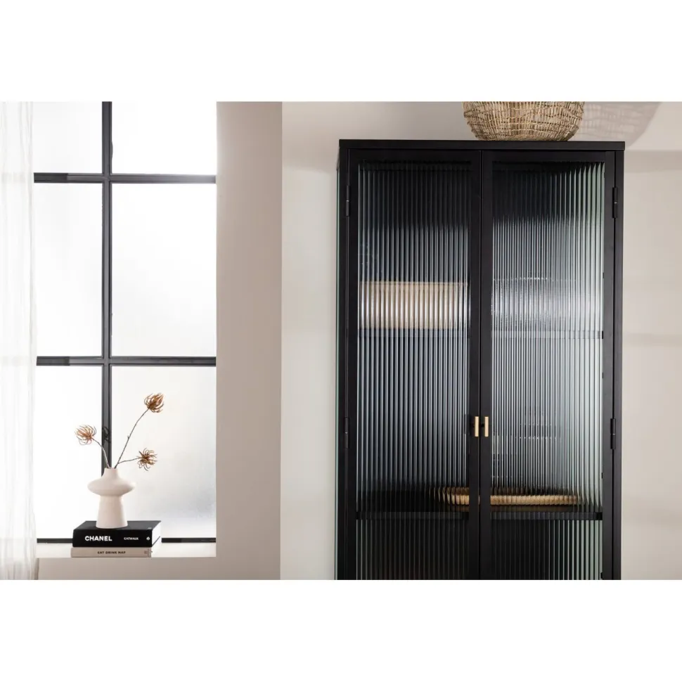 Vitriini Venture Home Garis, 40x160x70, musta