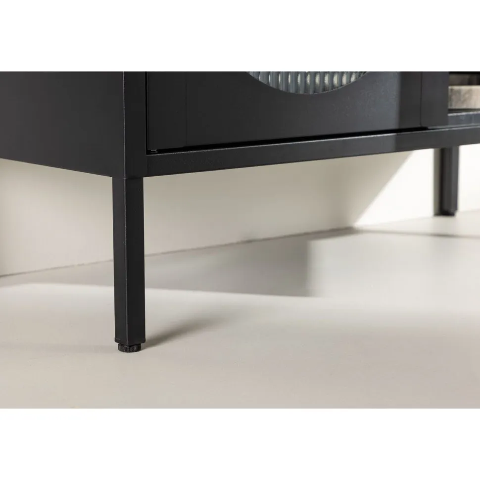 Vitriini Venture Home Lima, 80x180cm, musta teräs