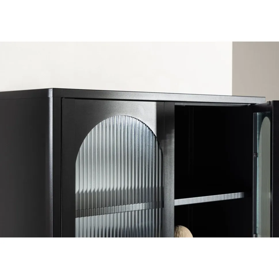Vitriini Venture Home Lima, 80x180cm, musta teräs