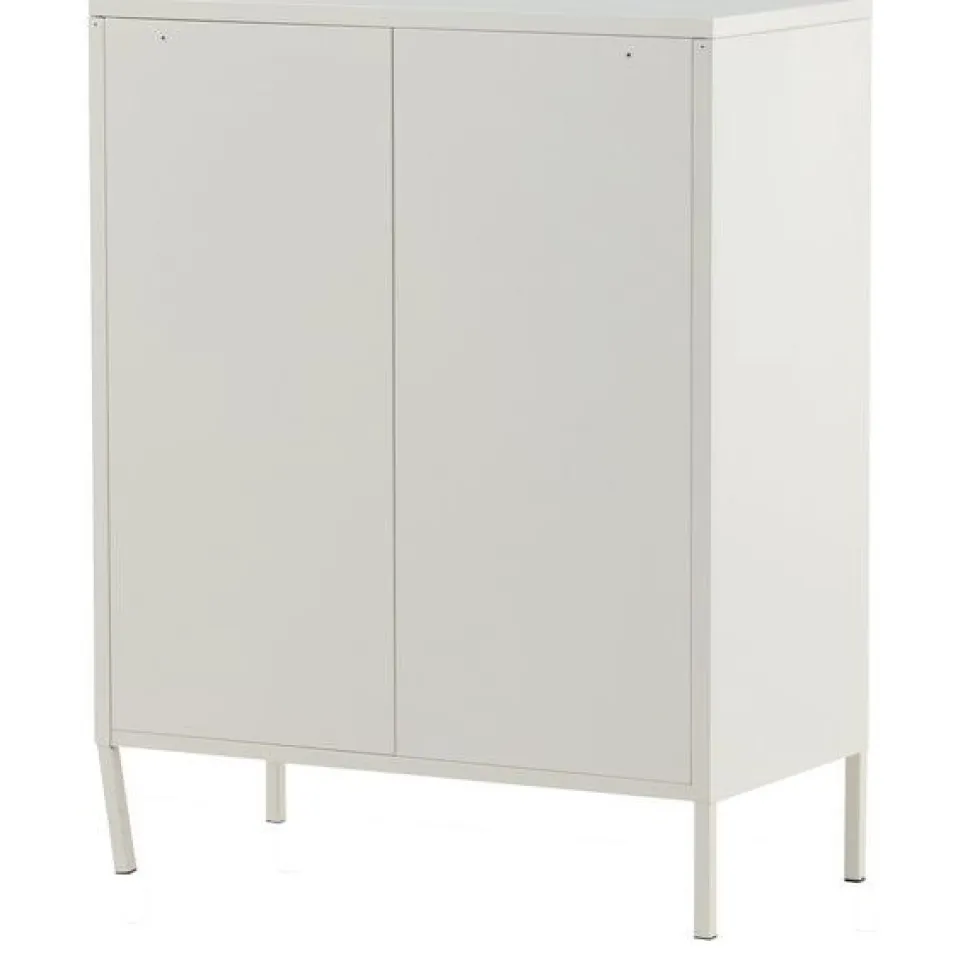 Vitriini Venture Home Misha, mesh-ovilla, 101.5x80cm, valkoinen