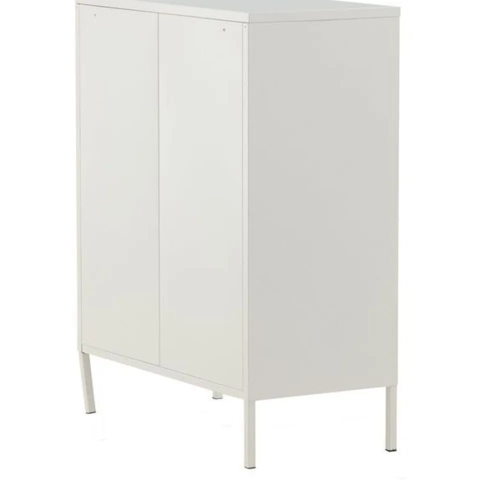 Vitriini Venture Home Misha, mesh-ovilla, 101.5x80cm, valkoinen