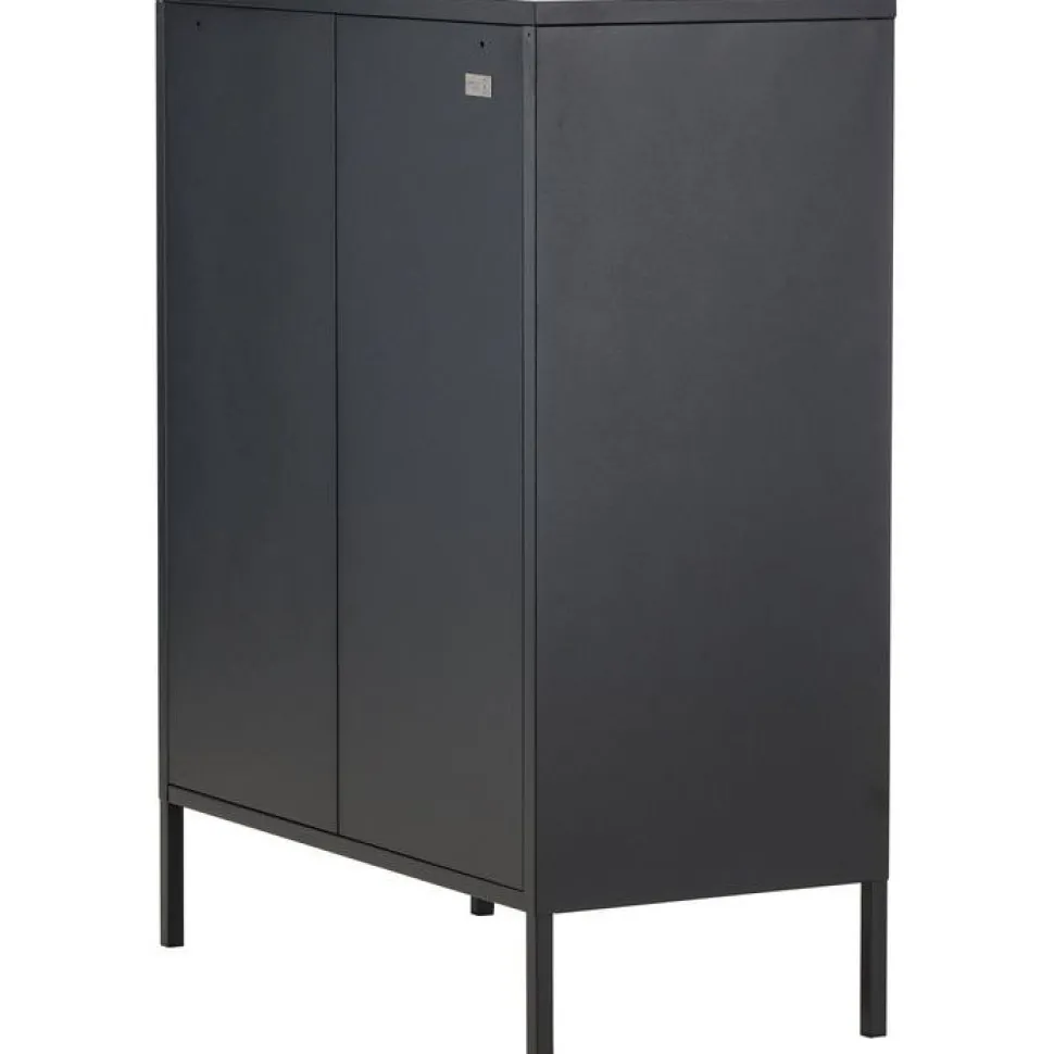 Vitriini Venture Home Misha, mesh-ovilla, 101.5x80cm, valkoinen