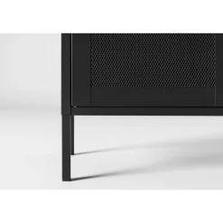 Vitriini Venture Home Misha, mesh-ovilla, 101.5x80cm, valkoinen