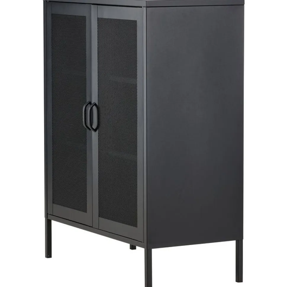 Vitriini Venture Home Misha, mesh-ovilla, 101.5x80cm, valkoinen