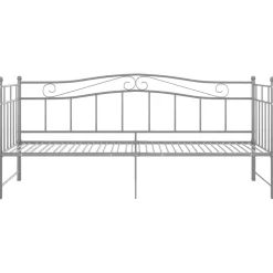 Vuodesohvan runko harmaa metalli 90x200 cm (24784)