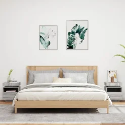 Yöpöydät LED-valoilla 40x39x48,5 cm, eri värejä ja pakkauskokoja (33073)