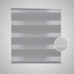 Zebra rullakaihdin 100 x 175 cm harmaa